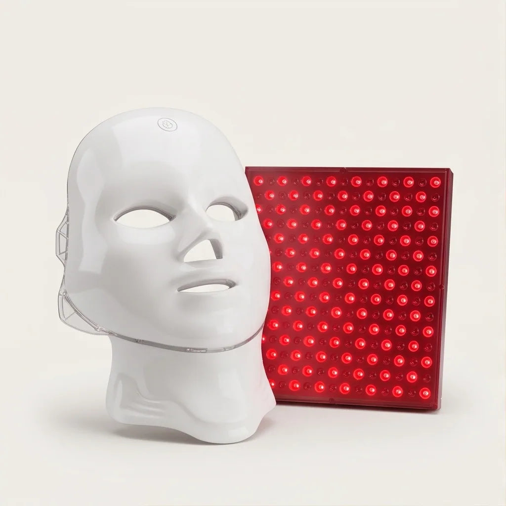 LED Red Light Therapy Mask And Panel
